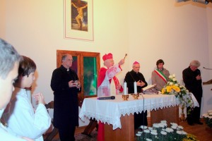 Benedizione della nuova chiesa del cimitero