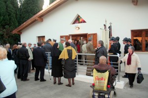 La nuova chiesa prefabbricata del cimitero di Mestre